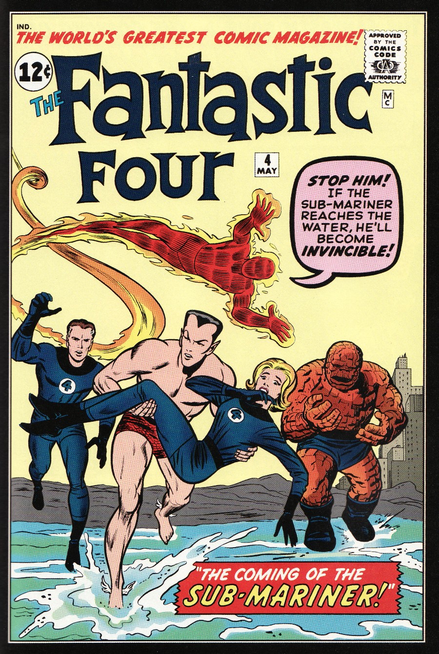 Namor le Sous-Marinier pique la Fille Invisible aux Quatre Fantastiques