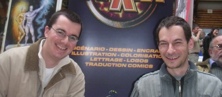 Samuel Ménétrier et Fred Vigneau, l'équipe artistique derrière les webisodes Urban Rivals.