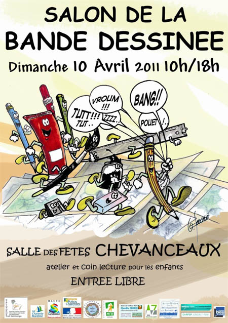 Avril 2011 : festival BD en Charente Maritime