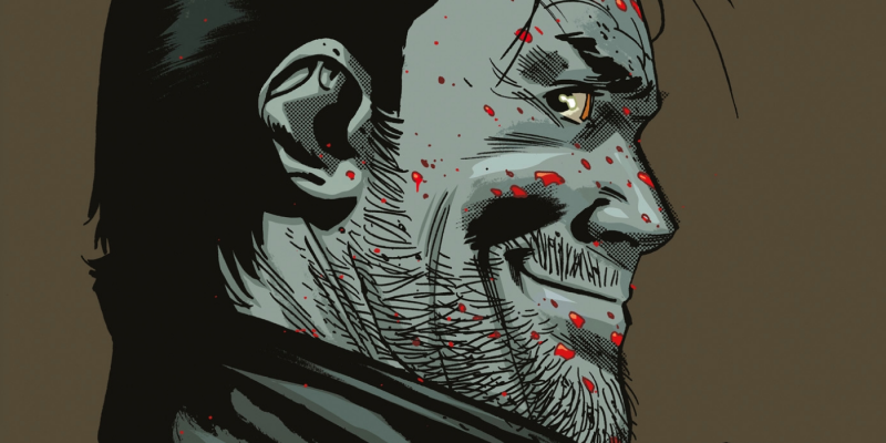 Negan, anti-héros inoubliable de la série comics The Walking Dead.